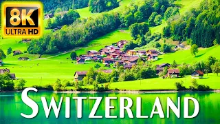 Beautiful Trip to SWITZERLAND in 8K ULTRA HD - Best Places with Relaxing Music 8K TV