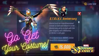 Kestrel Costume For Everyone! Go Get Your Rewards | MARVEL Strike Force | MSF