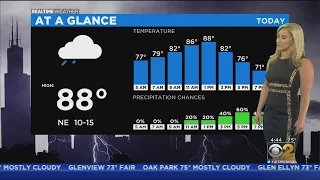 Scattered Showers, Thunderstorms Wednesday