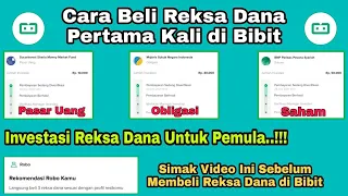 Cara Beli Reksa Dana Pertama Kali di Bibit || Tutorial Investasi ReksaDana di Bibit Untuk Pemula