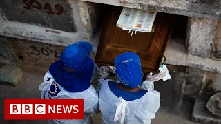 Brazil hits grim new Covid death record - BBC News