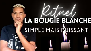 Le rituel de la bougie🕯️Simple mais puissant✨Je vous dis tout ❗#RituelMagique #BougieBlanche 👀200k👍