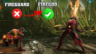 Why 70% Of People Wants To Camps With Firegod 🥶 Fireguard Gameplay | Shadow Fight 4 Arena | SD07 |