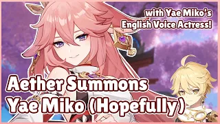 Aether’s Voice Actor Pulls For Yae Miko (Featuring Yae Miko’s VA) | Genshin Impact