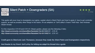 Grand Theft Auto: San Andreas Silent's Patch & Silent's ASI Loader instalation