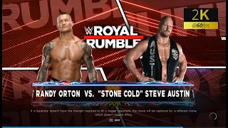 WWE2K22 RANDY ORTAN VS STONE COLD" STEVE AUSTIN