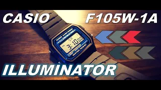 Casio F105W-1A Watch Overview