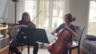 Violin and Cello Duet: Mozart Allegretto