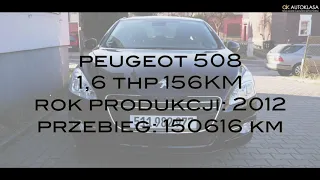 AUTOKLASA PLAC PRZEŚWIETLEŃ - Peugeot 508 1,6 THP 156KM