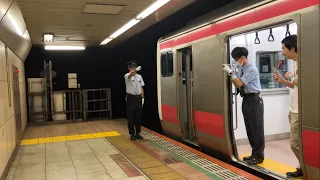 【京葉線】京葉線の八丁堀駅で有名車掌さんに遭遇！