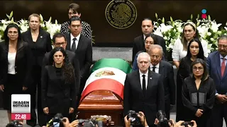 De cuerpo presente, Porfirio Muñoz Ledo fue homenajeado en Cámara de Diputados | Ciro Gómez Leyva