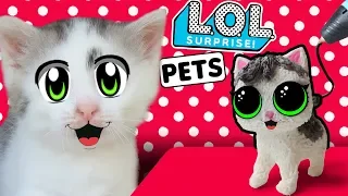 LOL SURPRISE KITTY WHISKERS! #DOLLS LOL 3D PEN! LOL our PETS BUFFY and BABY! PETS as TOYS
