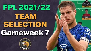 FPL GAMEWEEK 7 TEAM SELECTION | TOP 100K | Fantasy Premier League Tips 2021/22