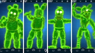 FNAF AR Radioactive Withered Animatronics Workshop Animations