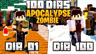 SOBREVIVI 100 DIAS EM UM APOCALIPSE ZUMBI NO MINECRAFT HARDCORE - O FILME