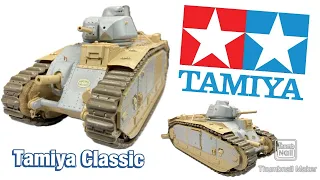 A Tamiya classic! Building the Char B1 bis Tank from Tamiya 1/35 Scale