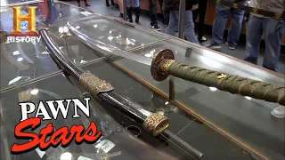 Pawn Stars: RARE KATANA WORTH UP TO $1 MILLION (Season 8) | History