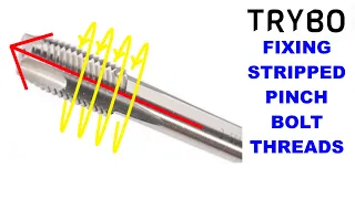 HOWTO: Repair a crank with stripped pinch bolt thread.