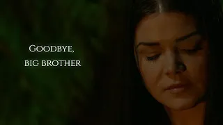 Octavia and Bellamy || Goodbye, big brother