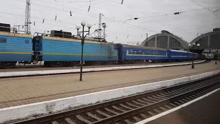 Vienna - Kyiv by train: Arriving at Lviv (Lemberg) station
