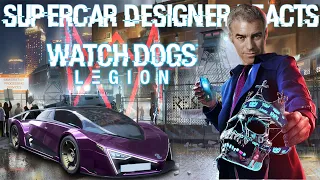 Supercar Designer REACTS To  WATCH DOGS: LEGION Car Designs!