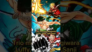 Inilah Beban Berat Trio Monster Mugiwara !! #onepiece #anime #luffy #zoro #sanji