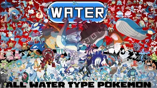Every Water Type Pokémon And Greninja🐸