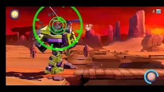 Angry Birds Transformers gameplay Devastator vs Boss Pig easy