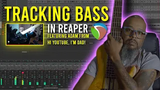 Let's Record a Song in REAPER Part 6 -  Bass Tracking