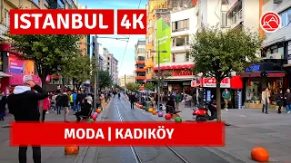 Get to Know Istanbul With Moda-Kadıköy 2023 February Walking Tour|4k UHD 60fps