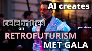 AI Generated Celebs on Retrofuturism Met Gala! (part 3) | AI Generated Art | Ai Fashion Trends