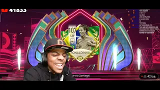 ISHOWSPEED PACKS RONALDINHO IN FIFA MOBILE AND STARTS GOIN' CRAZY!!! 🇧🇷😂