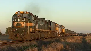 Freight and Passenger on the Ballarat Line and Ingliston Bank: Australian Trains