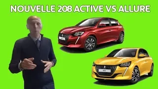 Nouvelle 208 : comparatif de gamme Active & Allure : Les Tutos de Berbiguier