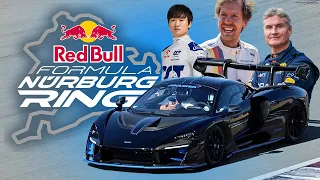 Fahrt im McLaren Senna mit Vettel, Tsunoda und Coulthard auf der Nordschleife