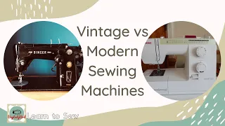 Vintage vs Modern Sewing Machines - Singer 319k vs Janome 725s - which will come out on top?