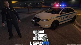 GTA 5 LSPDFR Police Mod 62 | NYPD Taurus Patrol |Crazy Car Chase With NY State Troopers Backing MeUp