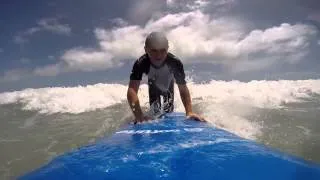 My First Time Surfing with GoPro