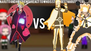 Naruto and his friends react to who is strongest|Naruto vs Boruto