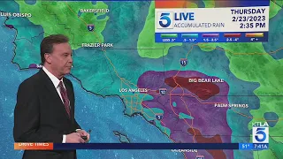 Coldest storm of the season headed for Southern California