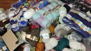 🧶Мои хомячьи запасы пряжи🧶