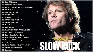 Bon Jovi, Nirvana, Scorpions, Aerosmith, GnR, AC DC, U2 💥 Slow Rock Love Song Nonstop 70s 80s 90s