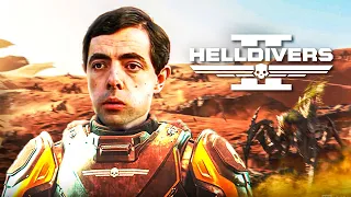 Mr Bean in Helldivers 2