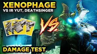 Xenophage ONE PHASE vs Ir Yut, Deathsinger | Crota's End DPS Test | Destiny 2