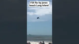 F35 Super-sonic fly-by