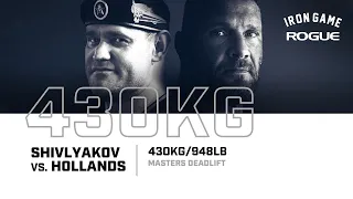 Full Live Stream | Shivlyakov vs. Hollands 430KG Masters Deadlift Attempt