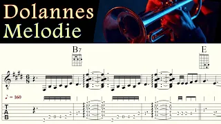 DOLANNES MELODIE | J. C. BORELLY | Melody, Chords & Rhythm | TAB & Sheet music | Guitar Tutorial