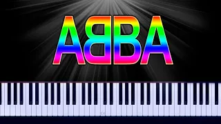 Abba - The Name Of The Game Piano Tutorial