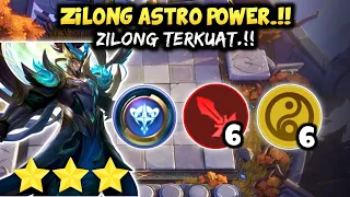 HYPER ZILONG ASTRO POWER.!! CRAZY LIFESTEAL.!! MAGIC CHESS  MOBILE LEGENDS