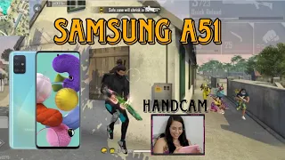 Samsung A51 Free Fire Gameplay And Handcam Short Video #samsung #samsunga51 #samsungmobile